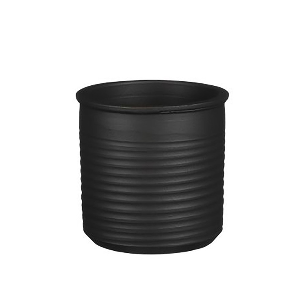 Greemotion Macetero Pia Rettangolare Antracite 23x23 Cm – 7 Litri Con Sottovaso Coordinato