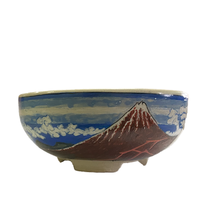 Maceta redonda, 12x5.5 cm. FUJI