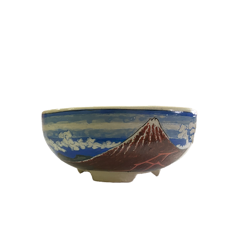 Maceta redonda, 12x5.5 cm. FUJI