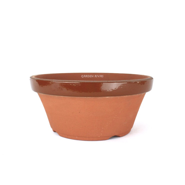 Maceta entrenamiento, 28cm. Japonesa terracota