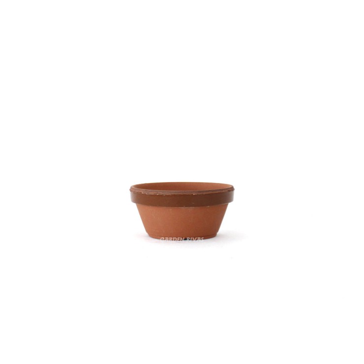 Maceta entrenamiento, 12,7cm. Japonesa terracota