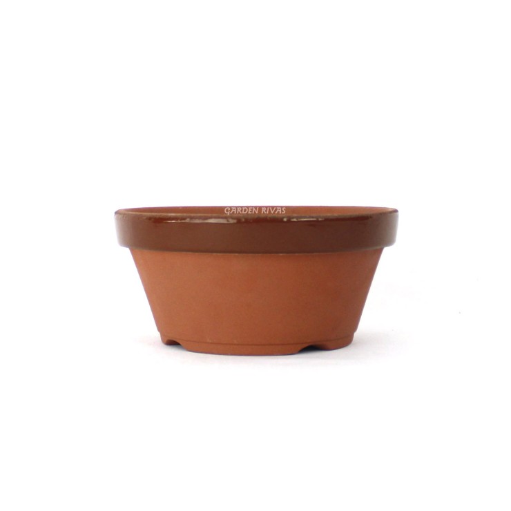 Maceta entrenamiento, 21,8cm. Japonesa terracota